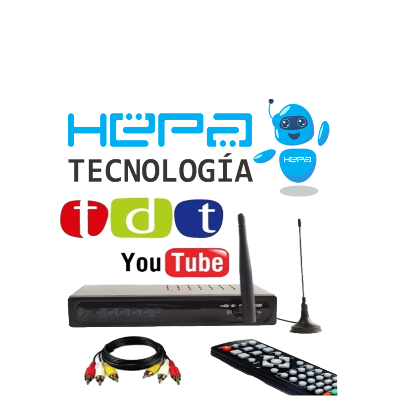 Decodificador Tdt Con Wifi – Hepa Tecnología